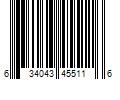 Barcode Image for UPC code 634043455116