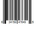 Barcode Image for UPC code 634158476495