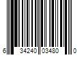 Barcode Image for UPC code 634240034800