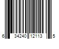 Barcode Image for UPC code 634240121135