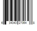 Barcode Image for UPC code 634343270648