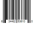 Barcode Image for UPC code 634482536100