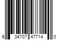 Barcode Image for UPC code 634707477140