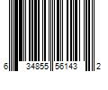 Barcode Image for UPC code 634855561432