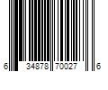 Barcode Image for UPC code 634878700276