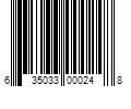 Barcode Image for UPC code 635033000248