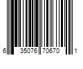 Barcode Image for UPC code 635076706701