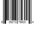 Barcode Image for UPC code 635273756004