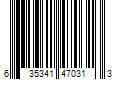 Barcode Image for UPC code 635341470313