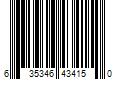 Barcode Image for UPC code 635346434150