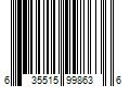 Barcode Image for UPC code 635515998636