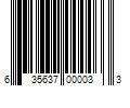 Barcode Image for UPC code 635637000033