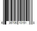 Barcode Image for UPC code 635705101518