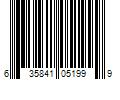 Barcode Image for UPC code 635841051999