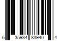 Barcode Image for UPC code 635934839404