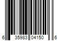 Barcode Image for UPC code 635983041506