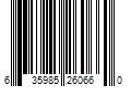 Barcode Image for UPC code 635985260660