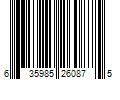 Barcode Image for UPC code 635985260875