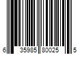 Barcode Image for UPC code 635985800255