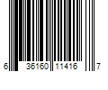 Barcode Image for UPC code 636160114167