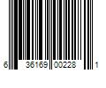 Barcode Image for UPC code 636169002281