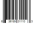 Barcode Image for UPC code 636189311103