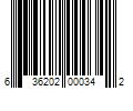 Barcode Image for UPC code 636202000342