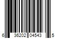 Barcode Image for UPC code 636202045435