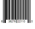 Barcode Image for UPC code 636276221100