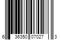 Barcode Image for UPC code 636350070273