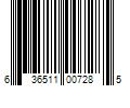 Barcode Image for UPC code 636511007285