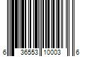 Barcode Image for UPC code 636553100036