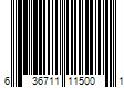 Barcode Image for UPC code 636711115001