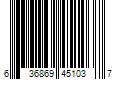 Barcode Image for UPC code 636869451037