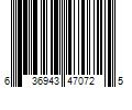 Barcode Image for UPC code 636943470725