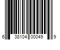 Barcode Image for UPC code 638104000499