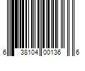 Barcode Image for UPC code 638104001366