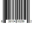 Barcode Image for UPC code 638104002592