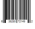 Barcode Image for UPC code 638280721492