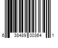 Barcode Image for UPC code 638489003641