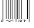 Barcode Image for UPC code 6400071026734