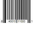 Barcode Image for UPC code 640010110001