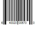 Barcode Image for UPC code 640020005700