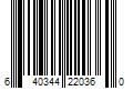 Barcode Image for UPC code 640344220360