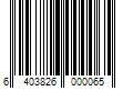 Barcode Image for UPC code 6403826000065