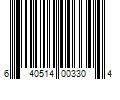 Barcode Image for UPC code 640514003304