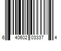 Barcode Image for UPC code 640602033374