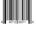 Barcode Image for UPC code 640712830719