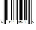 Barcode Image for UPC code 641018316815