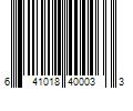 Barcode Image for UPC code 641018400033